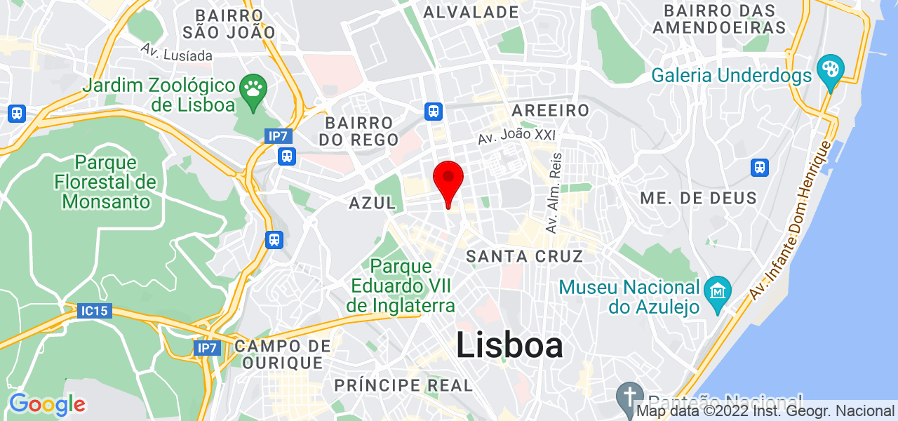 Nuno Fernandes Caetano - Lisboa - Lisboa - Mapa