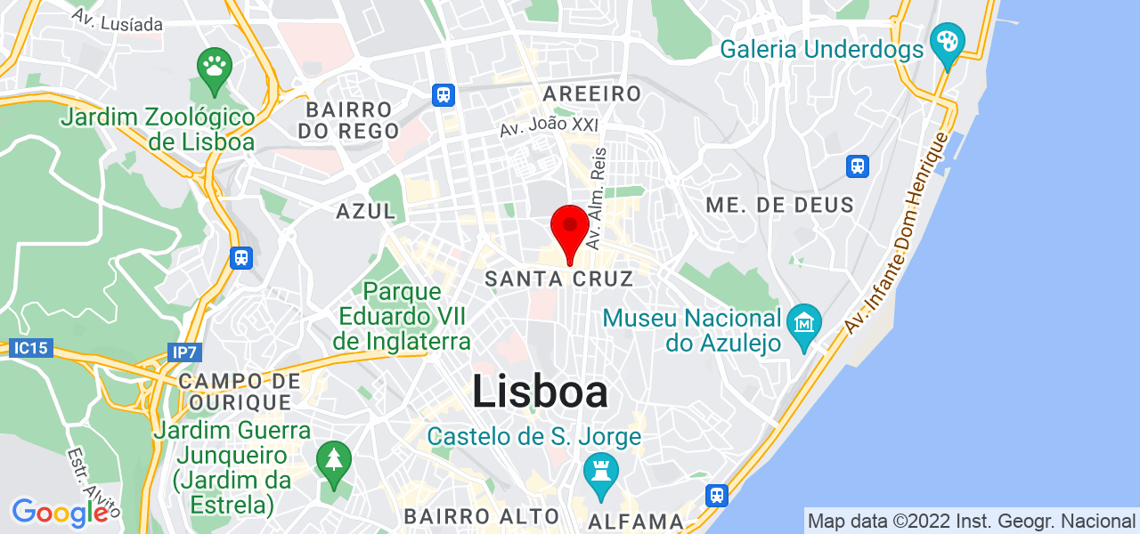 Inna Ara&uacute;jo - Lisboa - Lisboa - Mapa