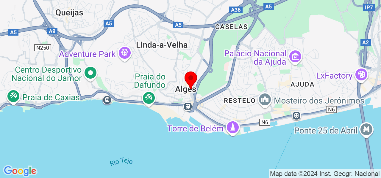 Margarida Pagarete - Lisboa - Oeiras - Map