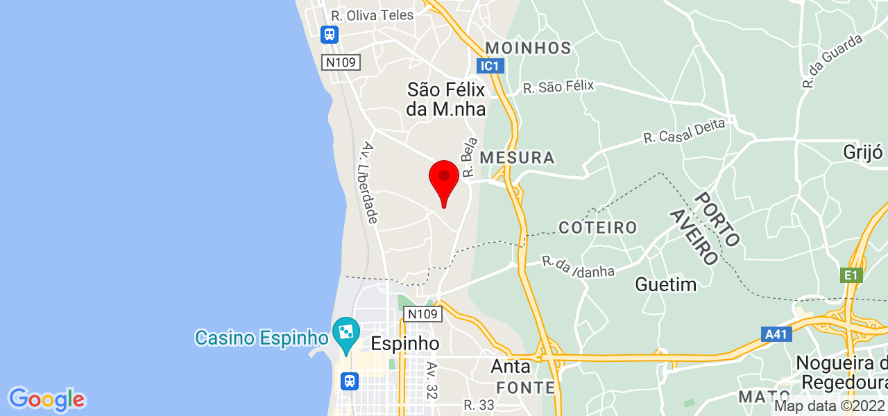 Pedro Faria - Porto - Vila Nova de Gaia - Mapa