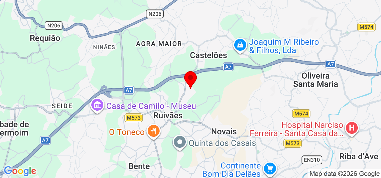 Carlos Silva - Braga - Vila Nova de Famalicão - Map
