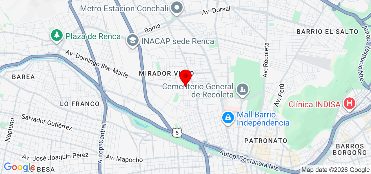 Víctor - Región Metropolitana de Santiago - Santiago - Mapa