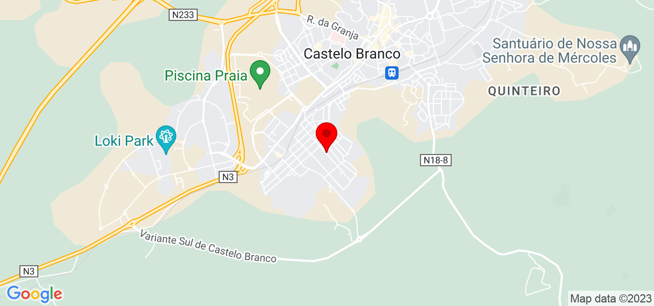 Rita Furlan - Castelo Branco - Castelo Branco - Mapa