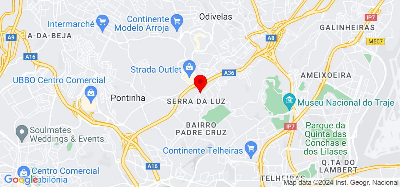 Construcar - Lisboa - Odivelas - Mapa