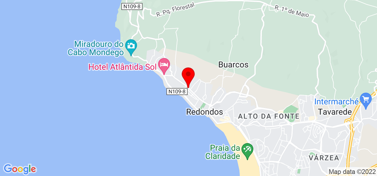 Deita Entulhos - Coimbra - Figueira da Foz - Karte