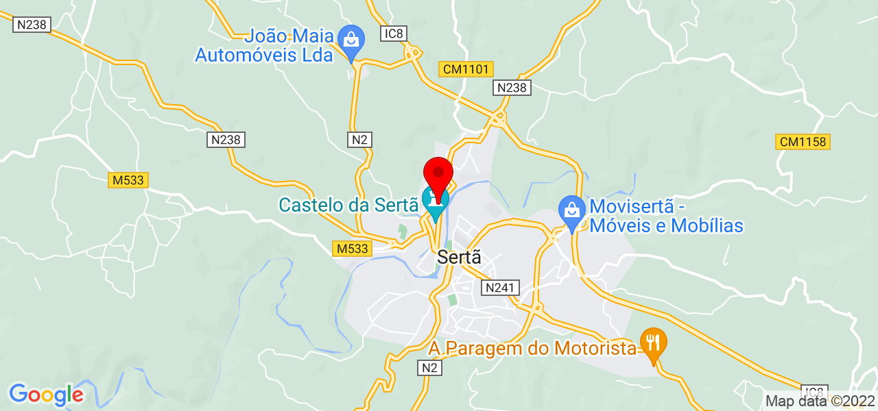 jaime espadinha - Castelo Branco - Sertã - Mapa