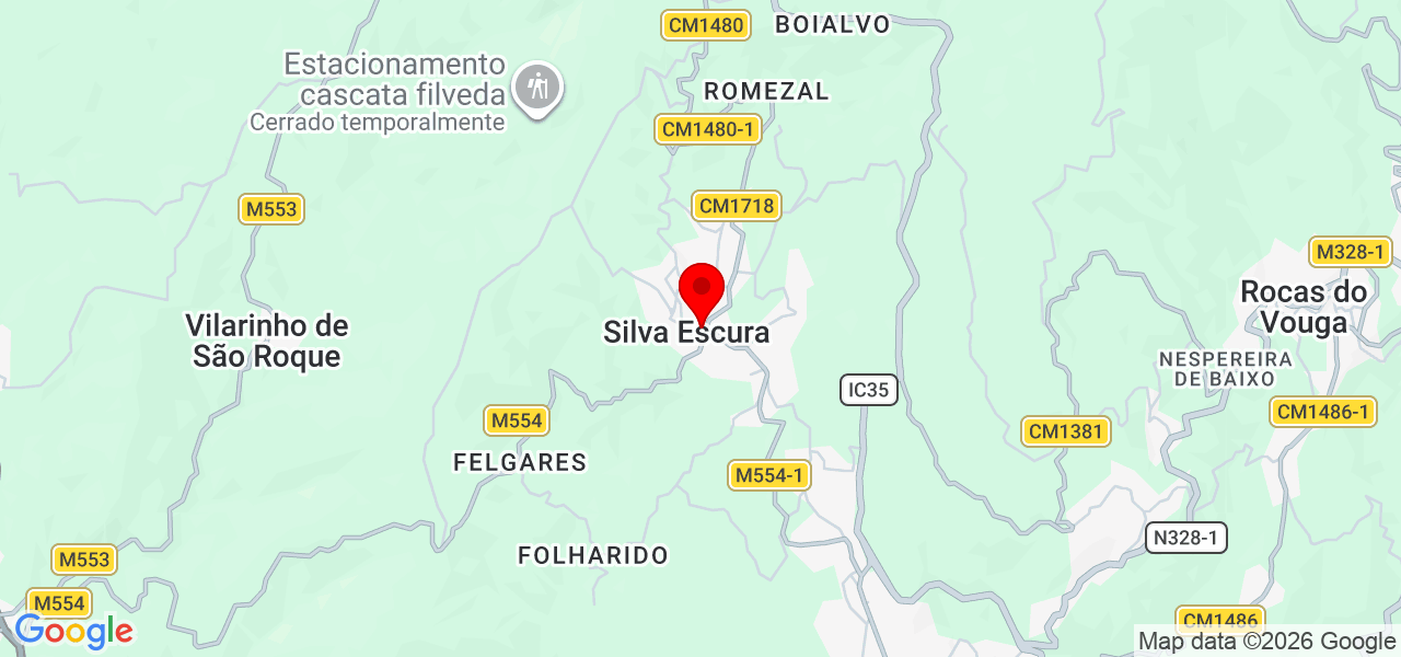 Leandro - Aveiro - Sever do Vouga - Mapa