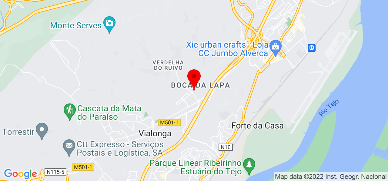Catarina Morais Ribeiro - Lisboa - Vila Franca de Xira - Mapa