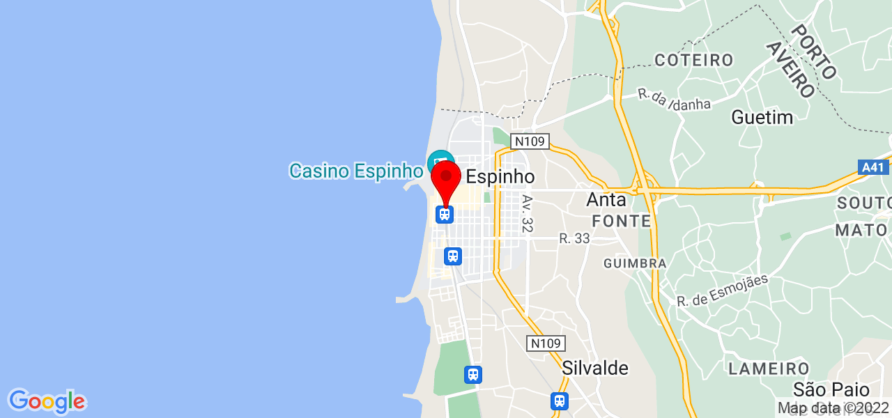 CONTACTO - SISTEMAS ELETRICOS - Aveiro - Espinho - Mapa
