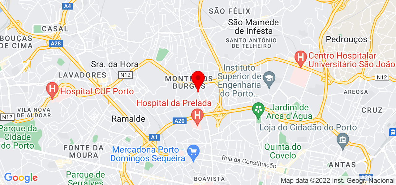 O2a Centro de Terapia e Desenvolvimento - Porto - Porto - Mapa