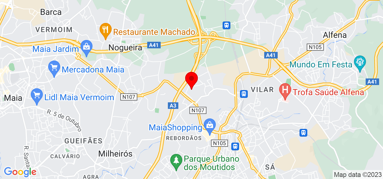 Ivone Curado - Porto - Maia - Mapa
