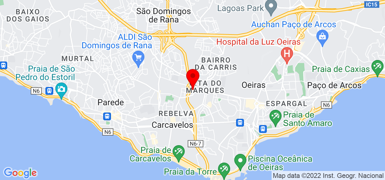 Marisa Neves - Lisboa - Cascais - Mapa