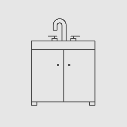 Waschtisch - Spüle und Wasserhahn montieren