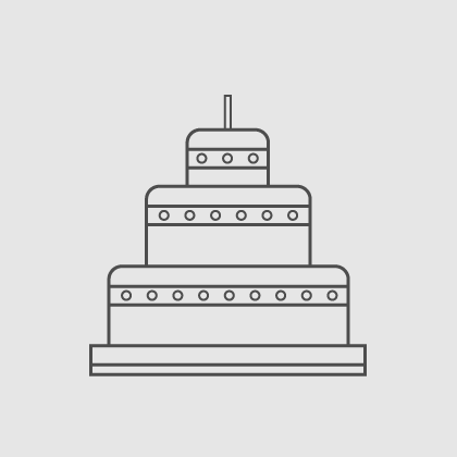 Traditionelle mehrstöckige Torte - Hochzeitstorten (Konditorei)