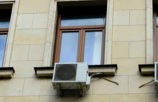 Fenster-Klimaanlage Installation - Neubau