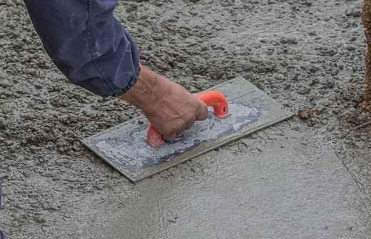 Beton- oder Estrichfußbodenbelag - Polyasparagin