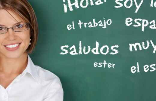 Spanischunterricht - Absatz