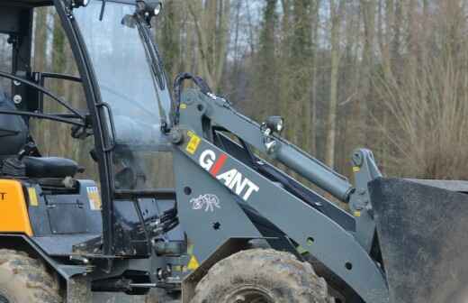 Minibagger mieten - Erde