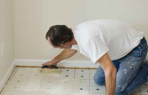 Vinyl or Linoleum Repair or Partial Replacement - Tear