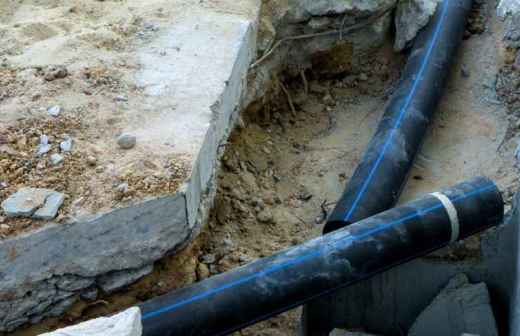 Outdoor Plumbing Installation or Replacement - Stopper