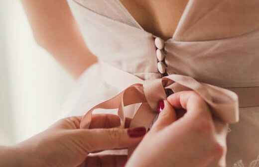 Bridesmaid Dress Alterations - Embroidery