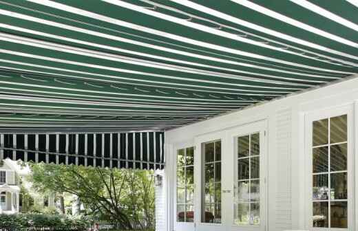 Awning Installation - Covering