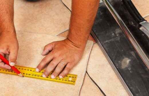 Tile Repair - Worktop