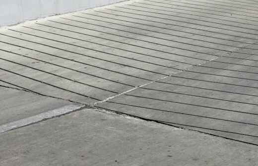 Concrete Driveway Installation - Texture