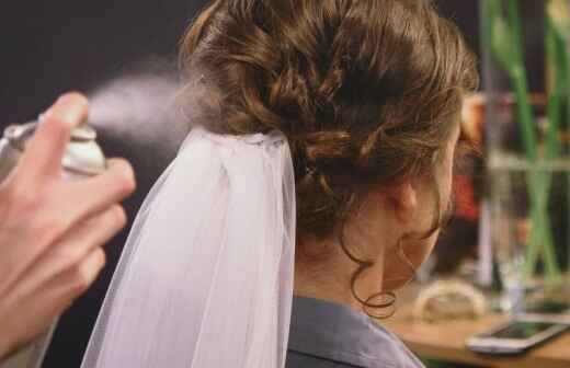 Wedding Hair Styling - Veil