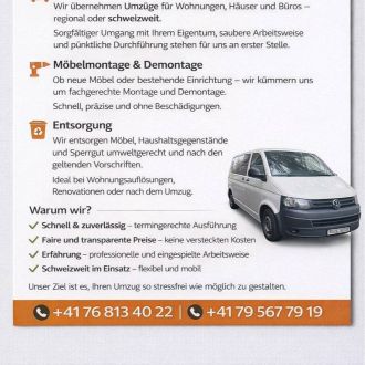 Andrii's Umzug - Umzug - Thun
