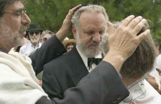 Zelebrant für eine jüdische Hochzeit - Läufelfingen