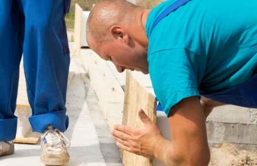 Fundament bauen - Schwanden bei Brienz