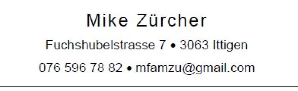 Mike Z&uuml;rcher - Fixando
