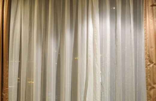 Instalación o reemplazo de cortinas