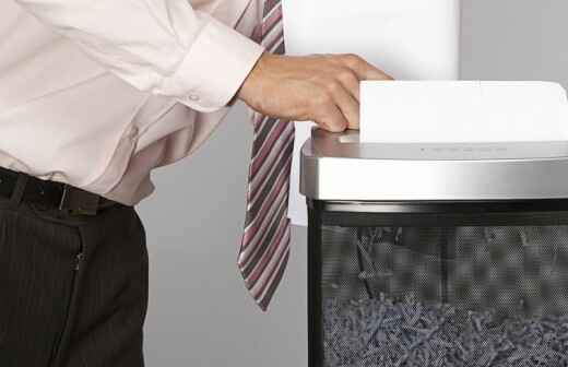 Destrucción de documentos - Consola