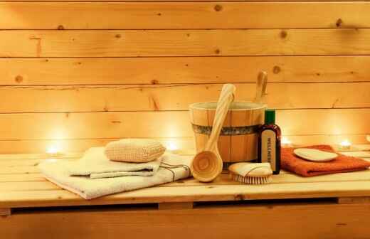 Reparación o mantenimiento de saunas - Vapor