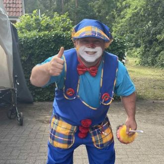 Clown Peppino für Kindergeburtstag