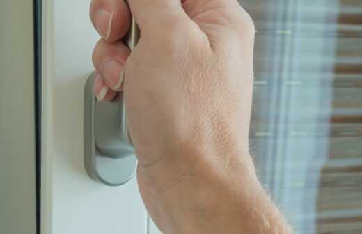 Aluminiumfenster einbauen - Aluminium