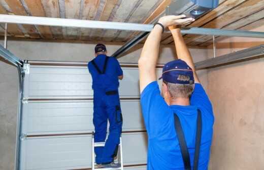 Reparatur des Garagentors - Rollen