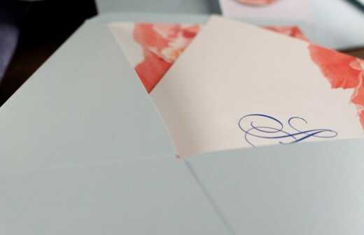 Hochzeitseinladungen - Postversand