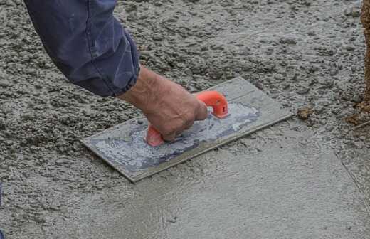 Beton- oder Estrichfußbodenbelag - Schleifer