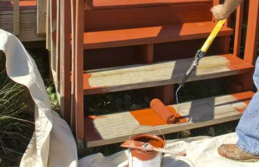 Malerarbeiten an der Terrasse oder Veranda - Swings