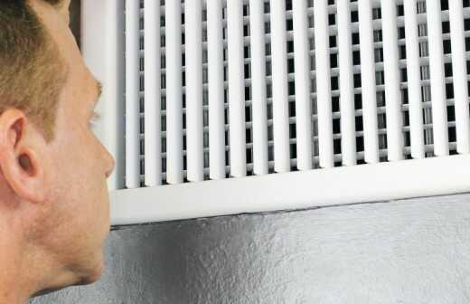 Lüftungsschacht reinigen - Solarbetrieben