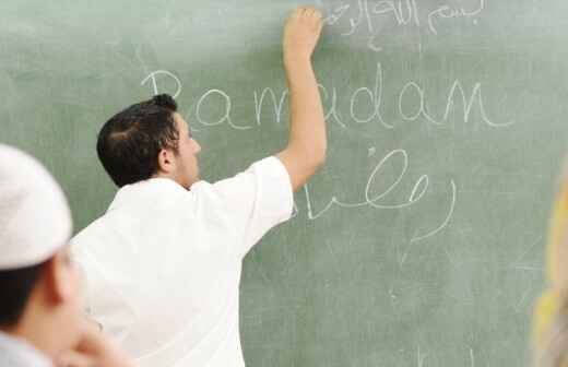 Clases de árabe - Letra