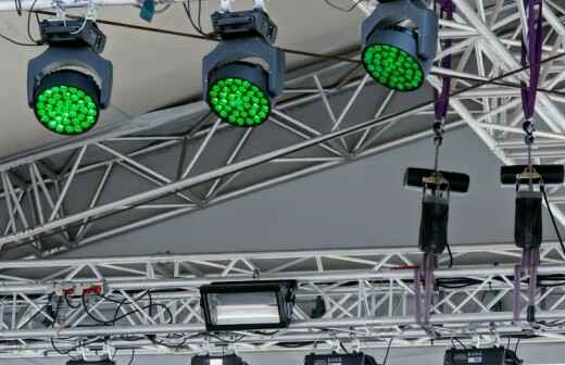 Alquiler de equipos de iluminación para eventos - Anquela del Ducado