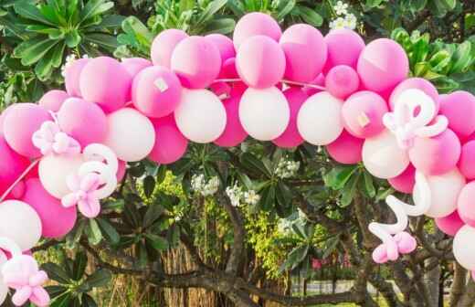 Decoración con globos - Mengíbar