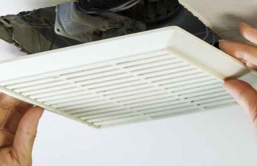 Instalación o reemplazo del ventilador del baño - Acehúche