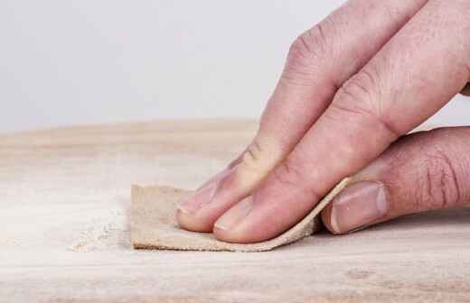 Cabinet Refinishing - cork