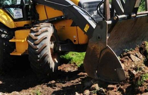 Backhoe Services - Marking