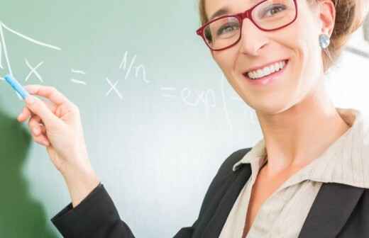 Tutorías de matemáticas básicas - Profesora